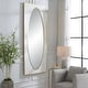 preview thumbnail 2 of 5, Uttermost Danbury White Mirror - 32.125"x 80.125"