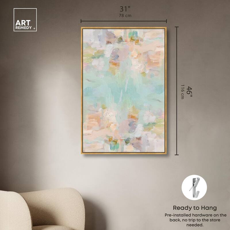 Expressive Swirls Canvas by Art Remedy