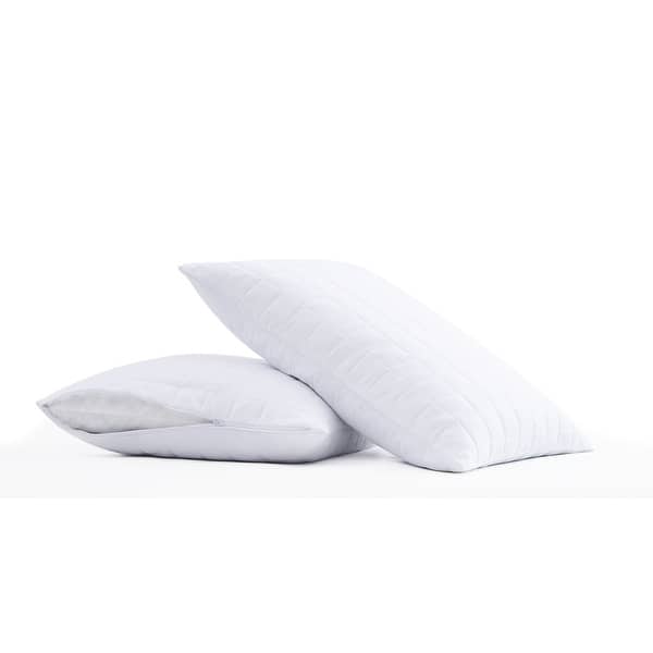 Shop London Fog Supreme Memory Foam 2 Pack Pillow With Removable Cover White Overstock 31470199