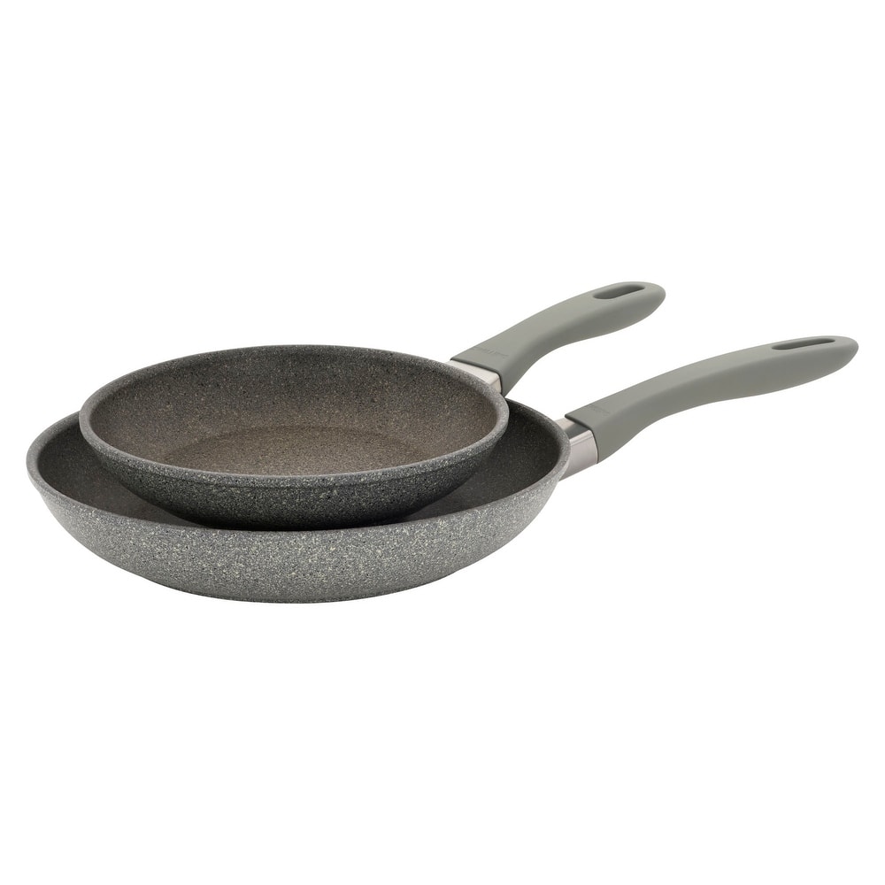 ZWILLING Parma Plus 2-pc Aluminum Nonstick Fry Pan Set - Grey