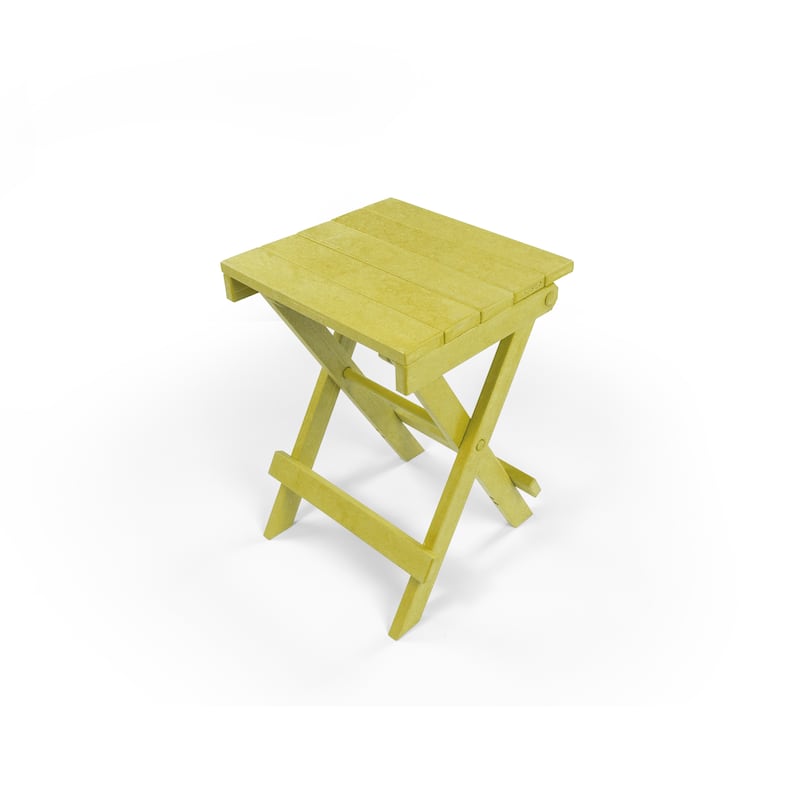 San Juan Fully Assembled All-Weather Recycled HDPE Outdoor Folding Bistro table