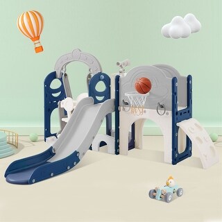 Toddler Slide and Swing Set 8 in 1