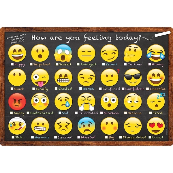 【翌日発送可能】 10 Surface Dry-Erase Chart Feeling You How Emoji Smart Ea) その他