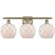Option Antique Brass / White Glass with White Rope