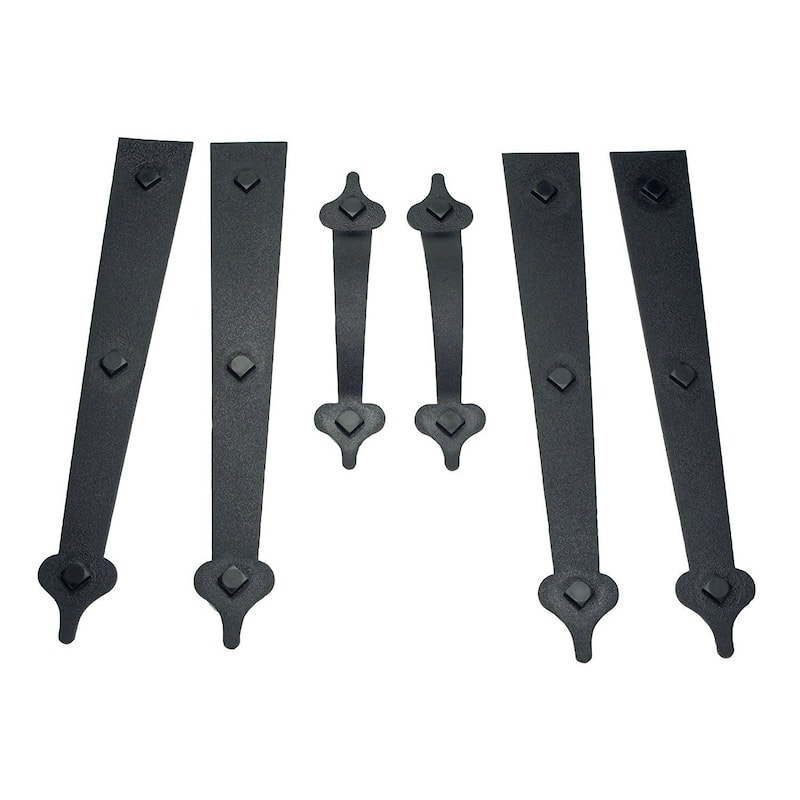 Household Essentials Hinge-It Magnetic Black Decorative Garage Door Accents - Black