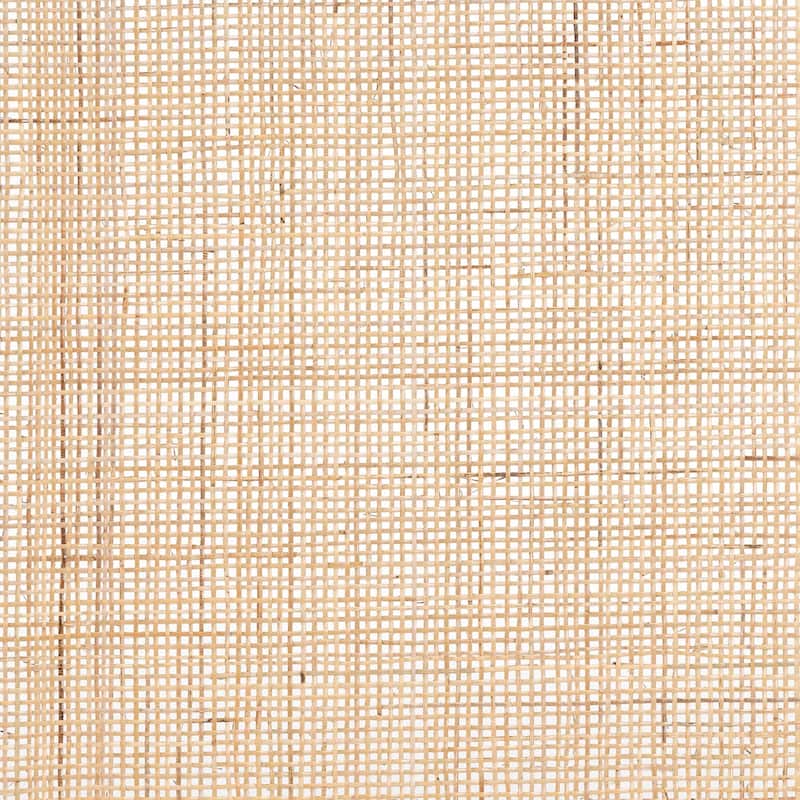 bali & pari Aurelia Modern Bohemian Bayur Wood and Natural Rattan Headboard