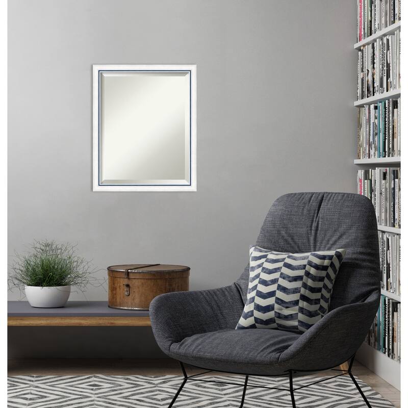Morgan Beveled Wood Framed Wall Mirror