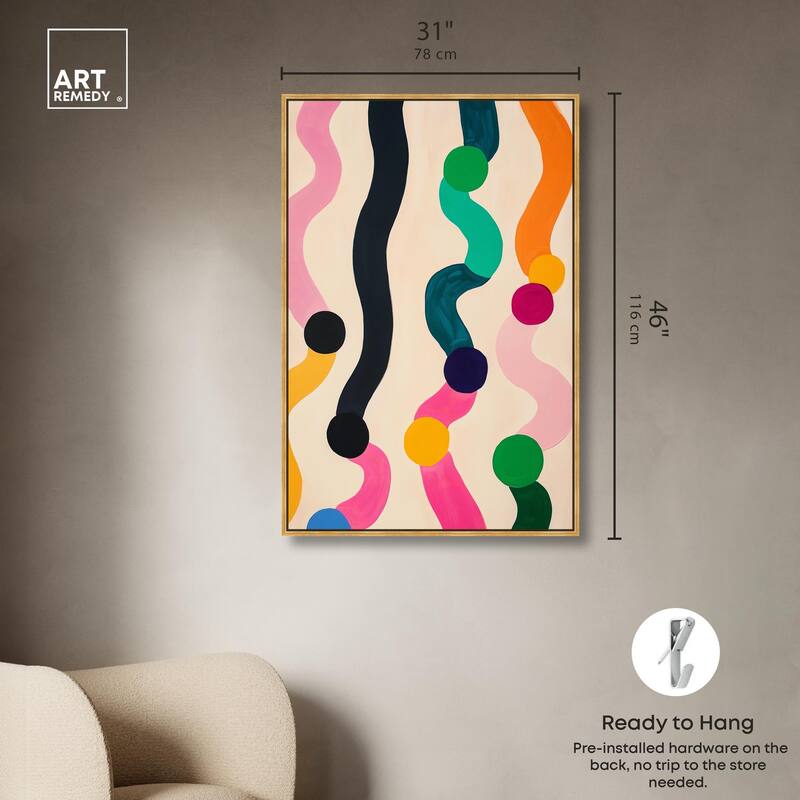 Pearl Colors II Canvas by Art Remedy