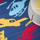preview thumbnail 8 of 7, Nourison Imagination Indoor only Blue Graphic Area Rug