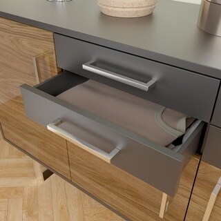 Keehui 304 Stainless Steel Cabinet Handle - Heavy Duty Drawer Pull, 120mm Hole Center (1 Piece, Polished)