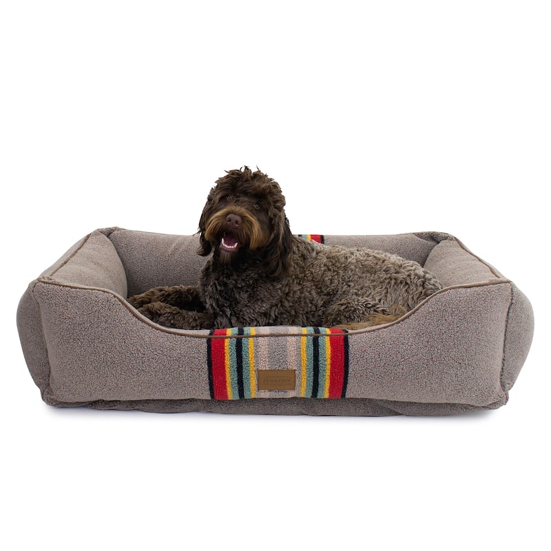 Pendleton Vintage Camp Kuddler Dog Bed - X-Large - Mineral Umber
