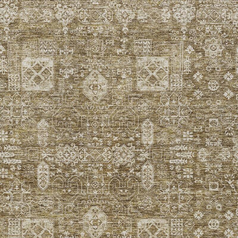 HomeRoots Oriental Transitional Rectangle Outdoor Rug