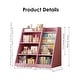 preview thumbnail 9 of 21, Kids Bookshelf and Toy Storage Organizer with Adjustable Shelves for Playroom, Nursery, and More