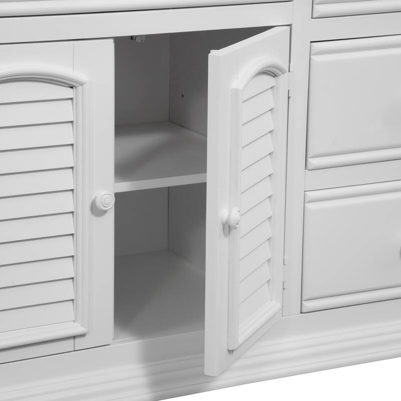 Beachcrest Triple Dresser and Optional Mirror