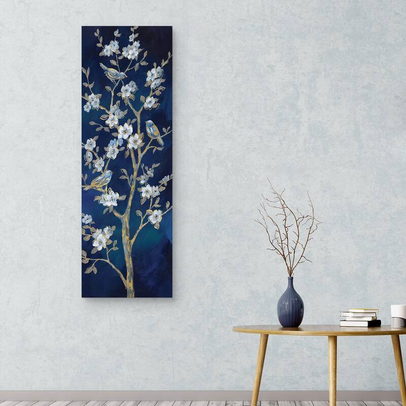 Indigo Spring II Canvas Art Print