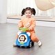 preview thumbnail 5 of 4, Timate: Push & Ride Racer - Blue & Monkey - Foot-To-Floor Car Ride-On,Ages 1-2