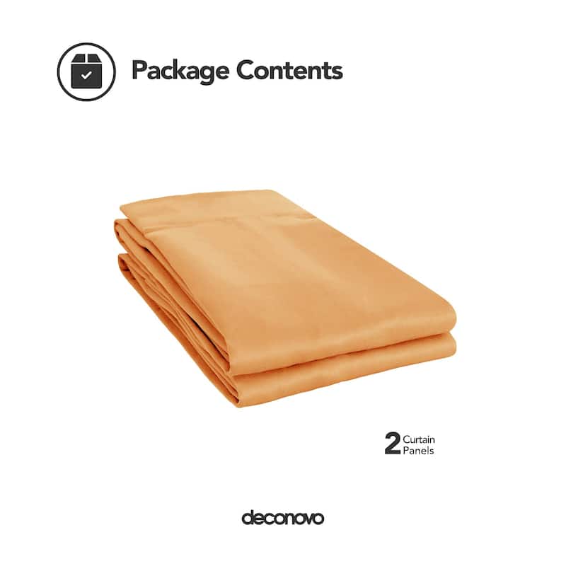 Deconovo Grommet 38 Width Curtain (2 Panel)