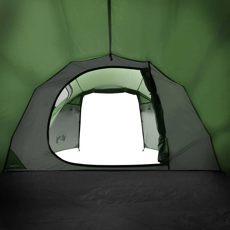 vidaXL Camping Tent Tunnel 3-Person Green Waterproof - 78.7 x 65.4 x 42.5