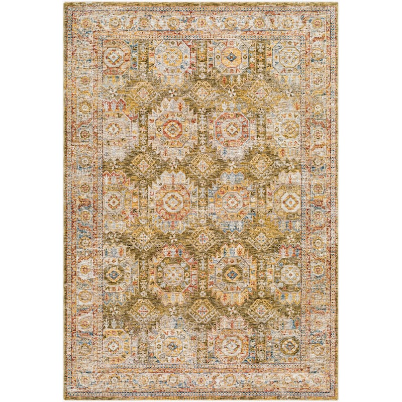 Livabliss Transitional Mona Lisa Medallion Area Rug