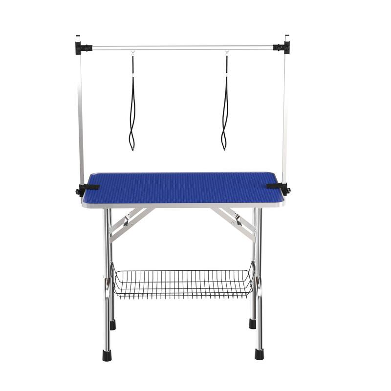36" Folding Dog Pet Grooming Table Heavy Duty Stainless Steel pet dog Cat Grooming Table
