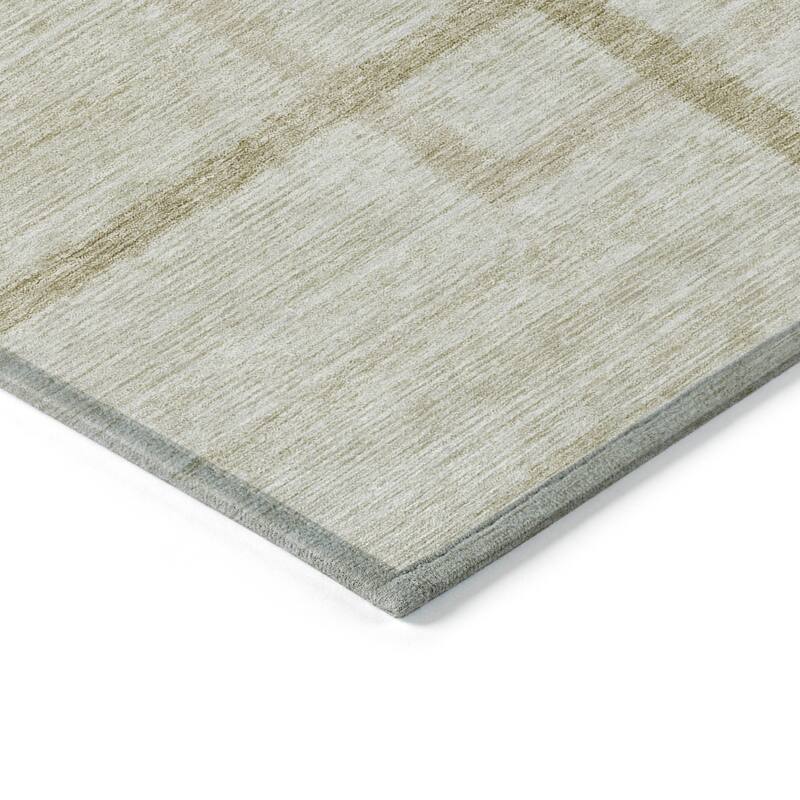 Machine Washable Indoor/ Outdoor Chantille Contemporary Geo Rug