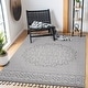 preview thumbnail 3 of 5, LOOM & LUXE Collection Gray/White Medallion Indoor/Outdoor Area Rug