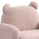 preview thumbnail 9 of 9, 25.5"W Teddy Velvet Bear-Shaped Kids Armchair, for Child's Playroom, Bedroom, Living room