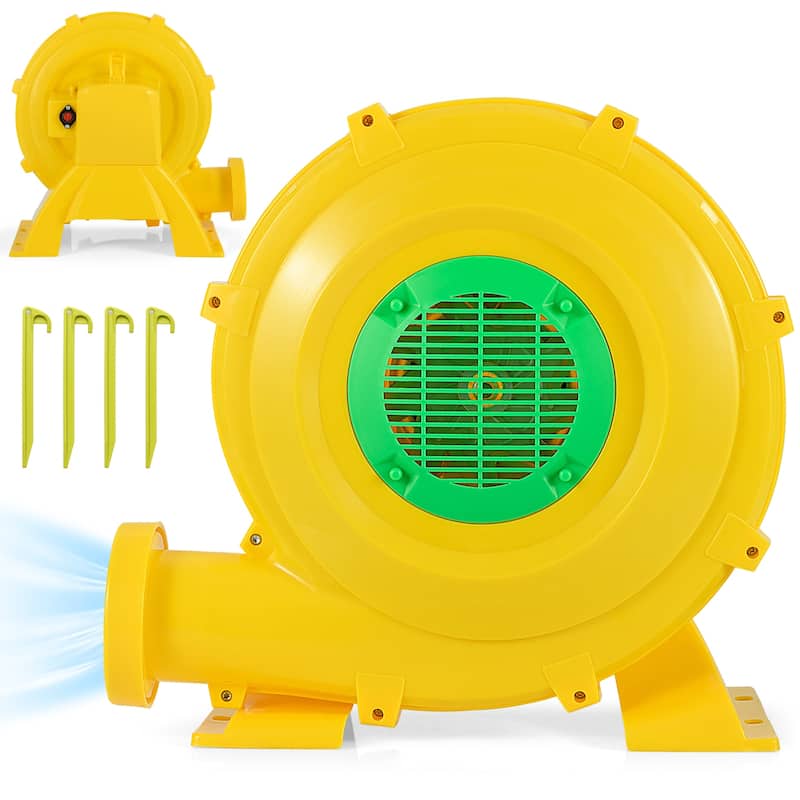 480W Bounce House Blower with Handle and Ground Stakes - 780 W