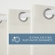 preview thumbnail 84 of 128, ATI Home Indoor/Outdoor Solid Cabana Grommet Top Curtain Panel Pair