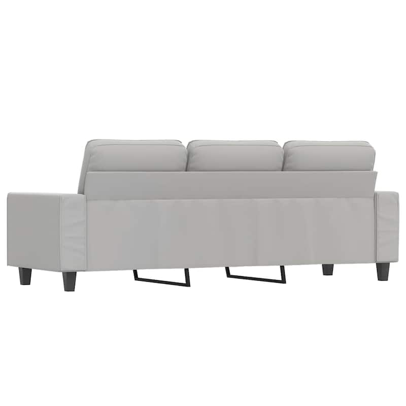 vidaXL Sofa Chair Accent Upholstered Chair for Living Room Microfiber Fabric