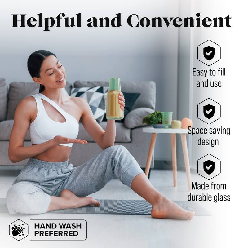 American Atelier Bedside Water Carafe with Footed Glass/Lid