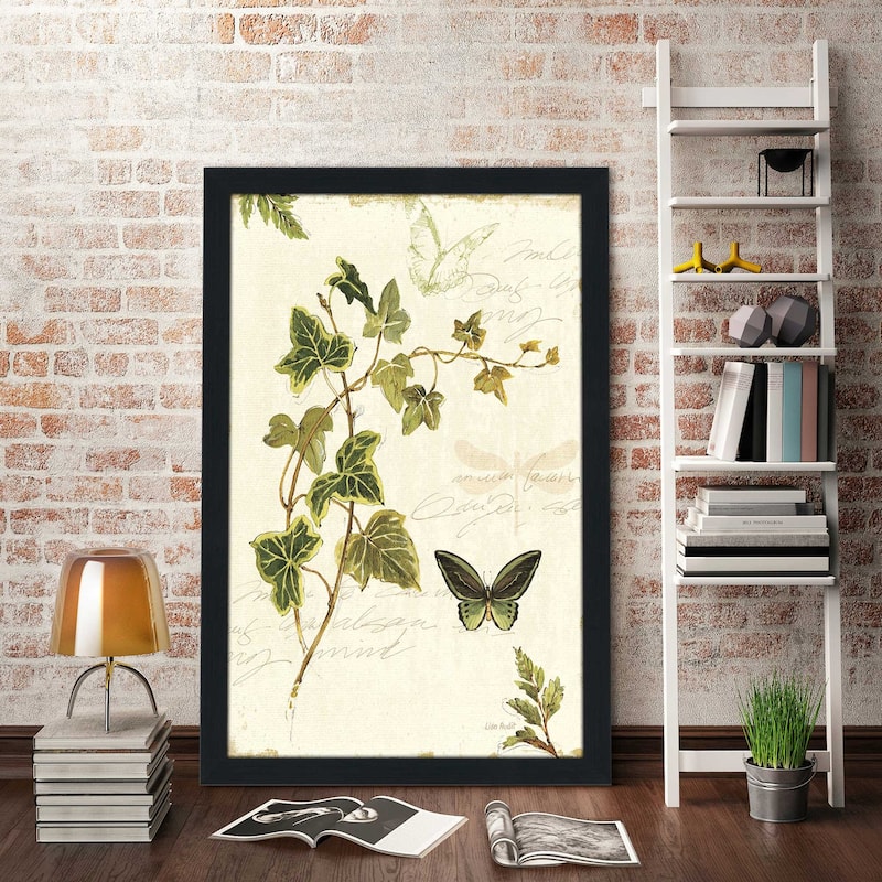 "Ivies and Ferns IV Crop" Print on Acrylic