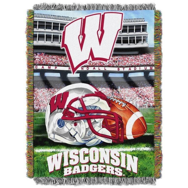 NCAA Big Ten Conference School Tapestry Throw Blanket