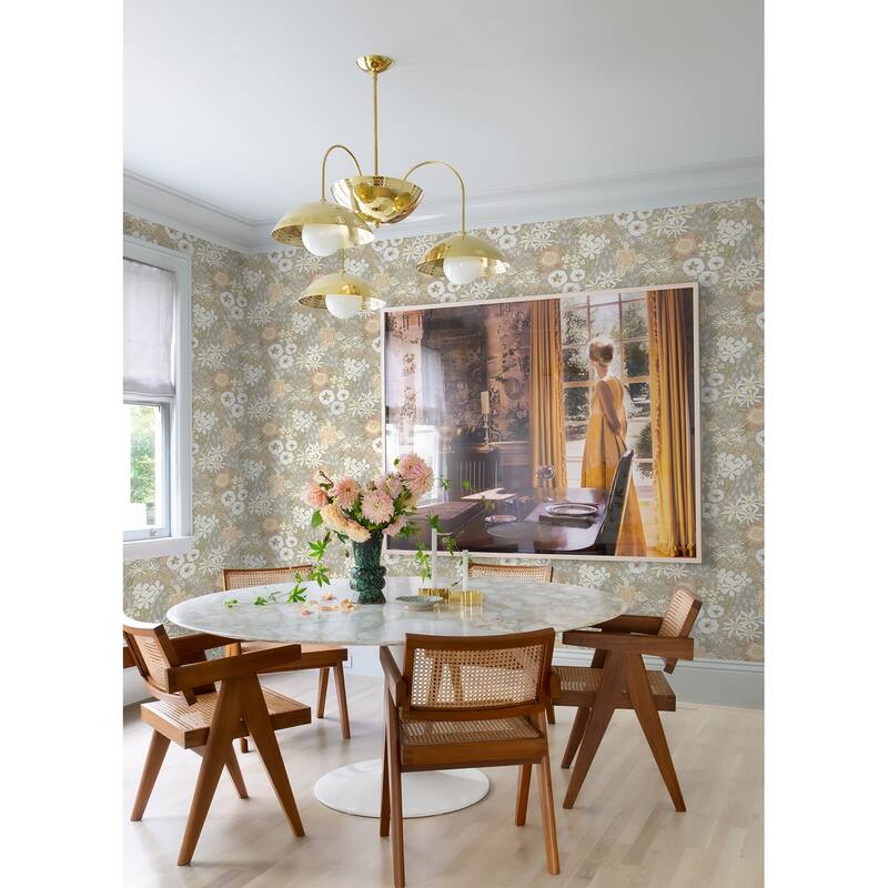 A-Street Prints Karina Pastel Wildflower Garden Wallpaper