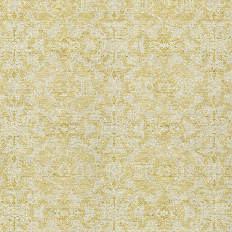 HomeRoots Medallion Transitional Rectangle Outdoor Rug