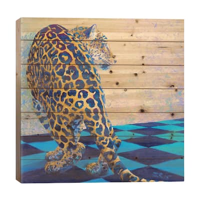 Nayla Print On Wood by Iris Scott - Multi-Color