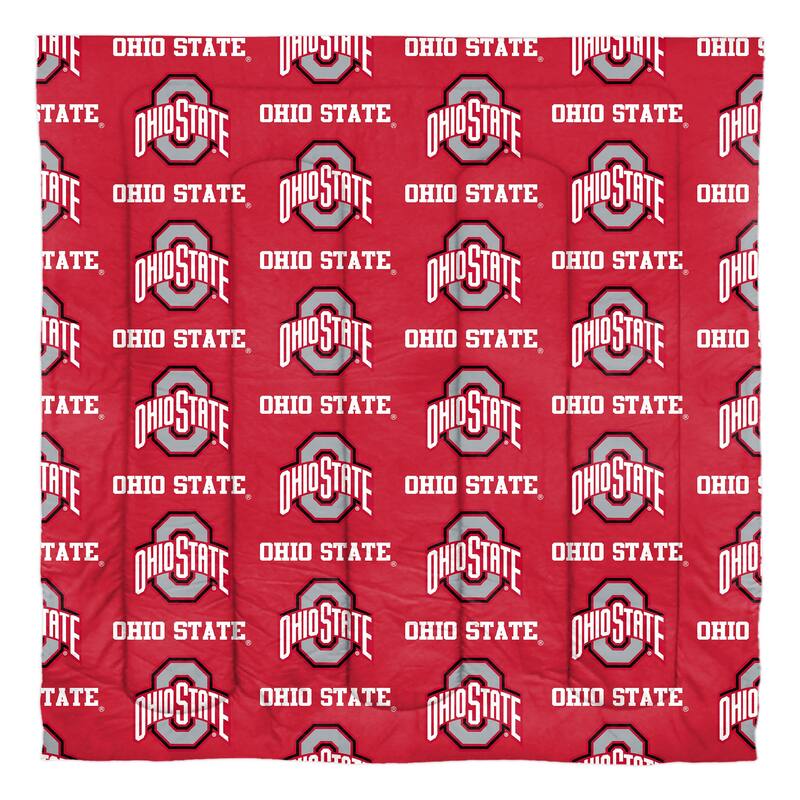 NCAA Rotary 7-piece Queen Bed in a Bag Set
