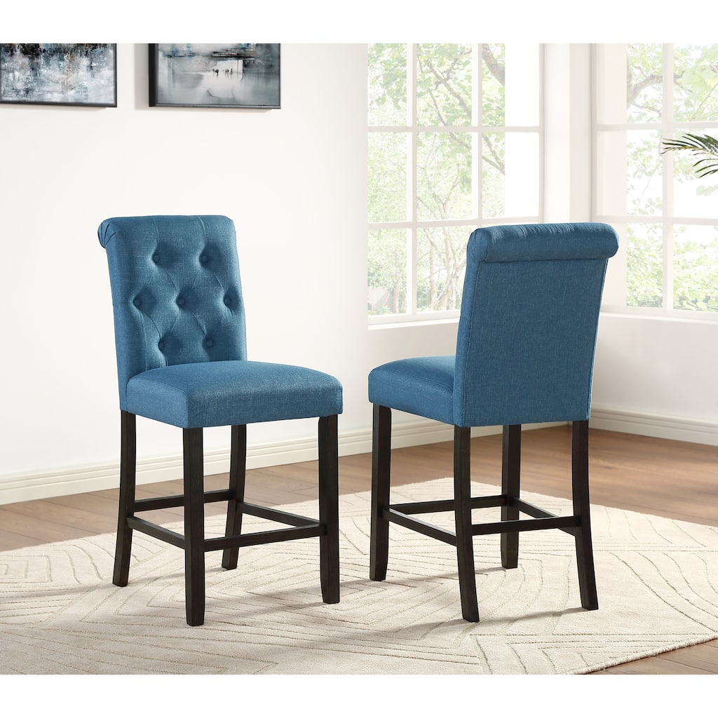 Tufted Counter Height Stool,Set of 2