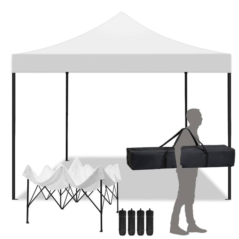 Maxwell 10' x 10' Pop Up Canopy Tent with Carry Bag and Sandbags - N/A