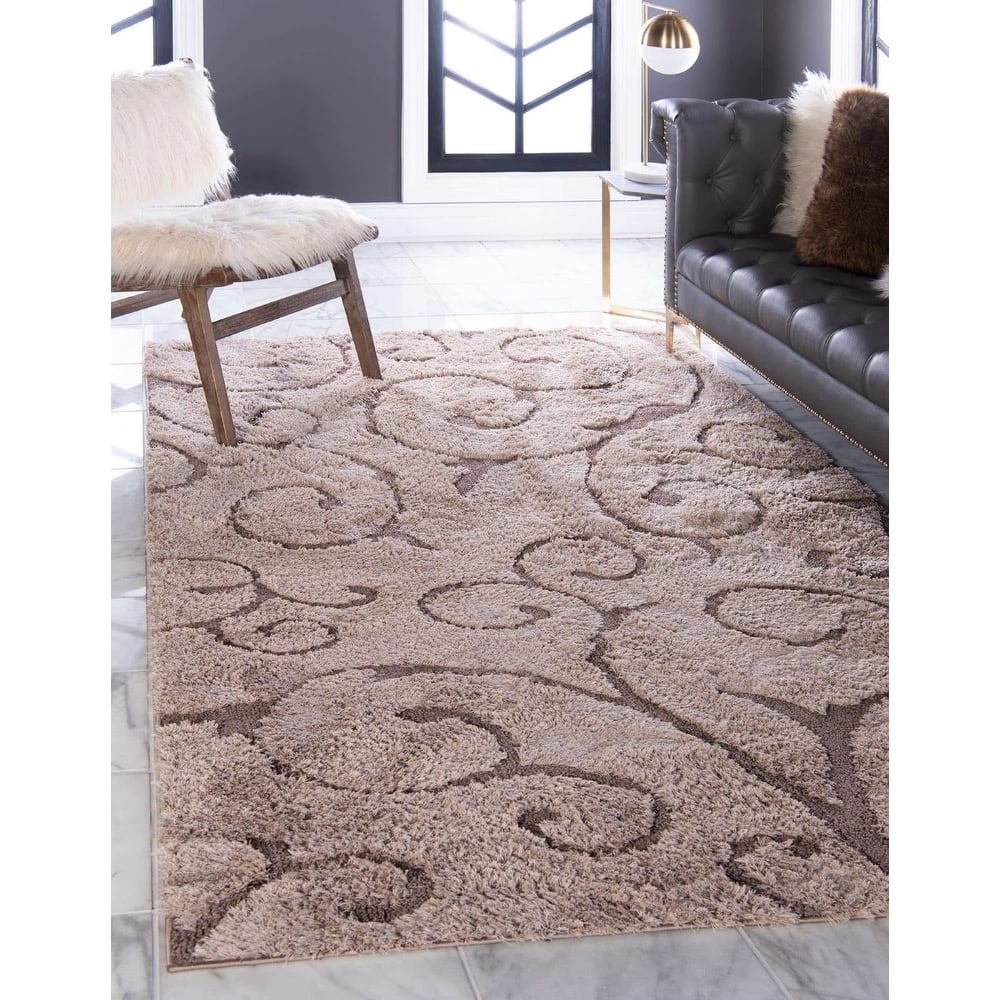 Shag Milson Collection Area Rug