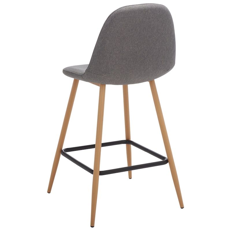 SAFAVIEH Almedia Modern 23-inch Counter Stool - 19.3" W x 16.5" L x 23" H - 19Wx17Dx35H