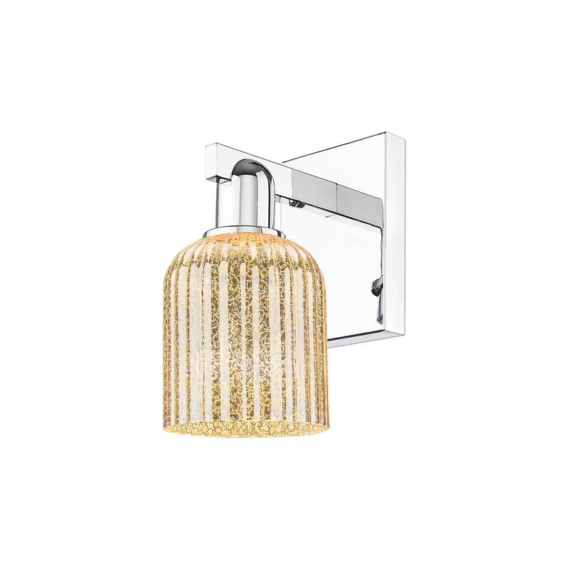 Innovations Lighting 716-1W-11-5 Bridal Veil Sconce Bridal Veil 11" - Polished Chrome / Mercury