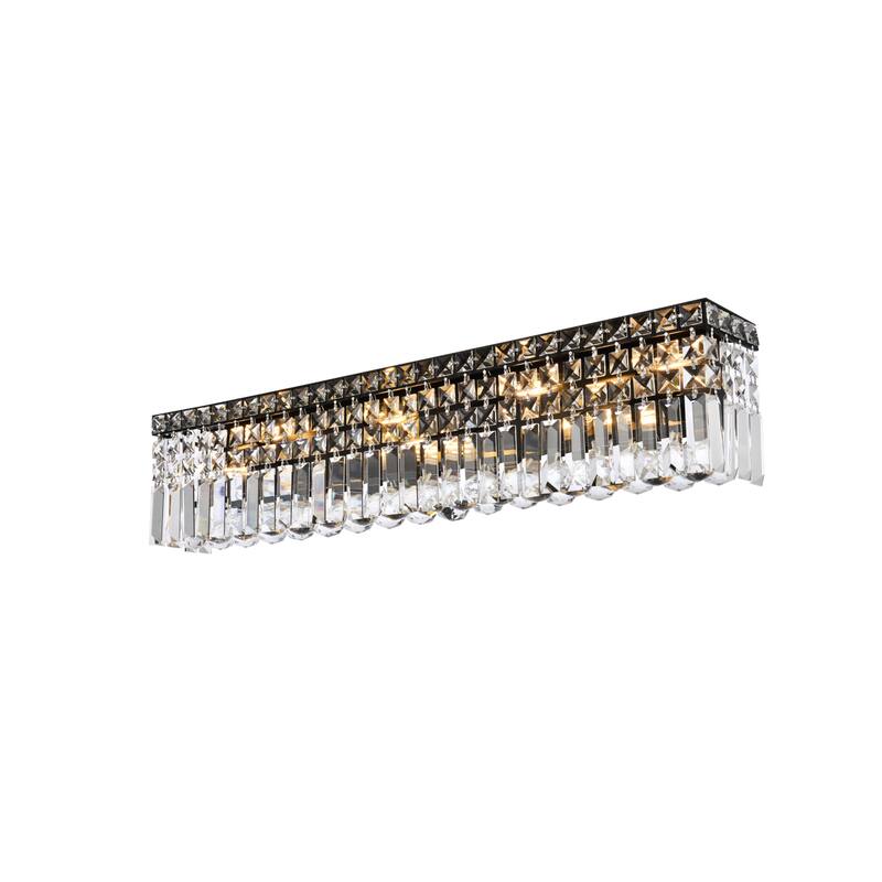 Elegant Lighting V2032W30/RC Maxime 7 Light 6" Tall Wall Sconce with