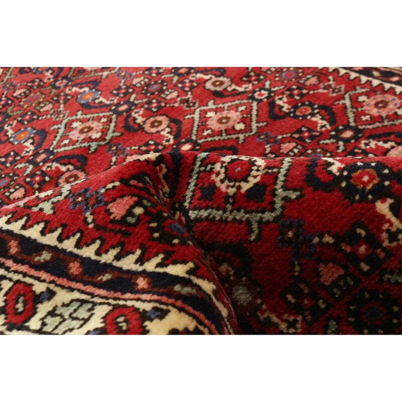 ECARPETGALLERY Hand-knotted Andelz Red Wool Rug - 2'6 x 12'7