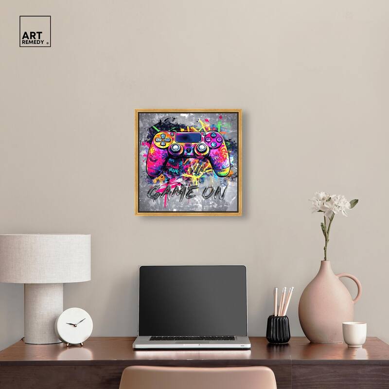 Game On Canvas by Art Remedy