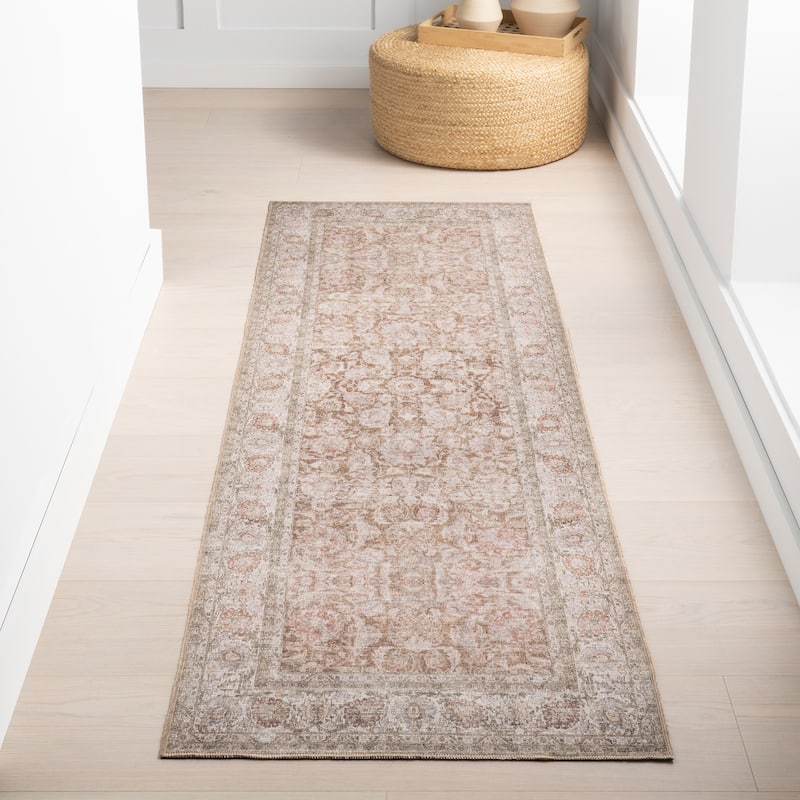 Nuloom Hillstone Collection Traditional Vintage Medallion Area Rug