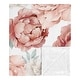 preview thumbnail 1 of 3, Boho Shabby Chic Floral Girl Baby Receiving Security Swaddle Blanket Ivory Bohemian Vintage Garden Watercolor Flower Elegant