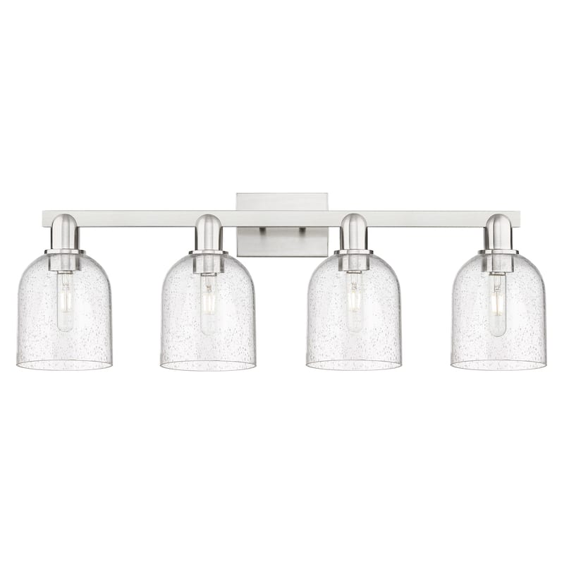 Innovations Lighting 716-4W-12-33 Bella Vanity Bella 4 Light 33" Wide - Brushed Satin Nickel / Seedy
