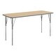 preview thumbnail 48 of 58, Commercial Adjustable Height Rectangular Activity Table-Standard Legs