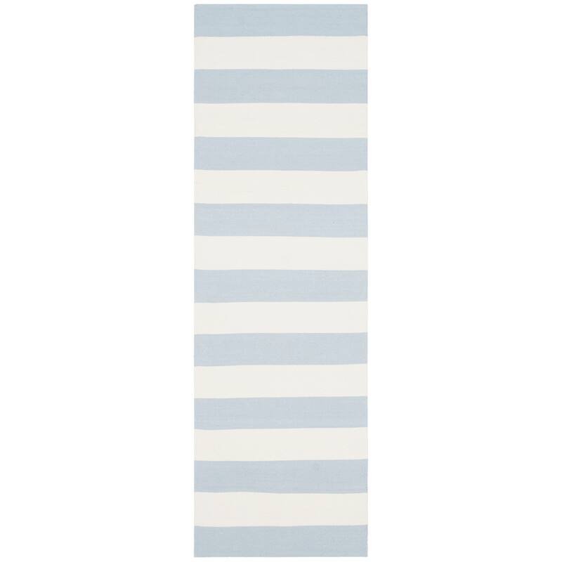SAFAVIEH Handmade Montauk Caspian Stripe Cotton Flatweave Rug